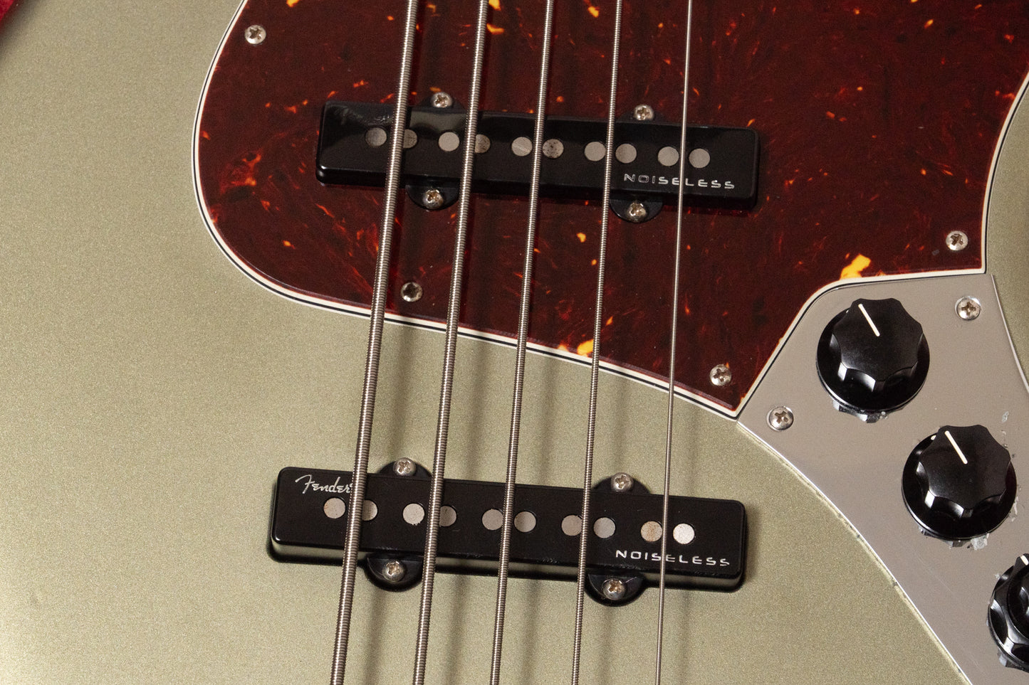【used】Fender / American Elite Jazz Bass V Satin Jade Pearl 2019 4.690kg #US19010919【GIB Yokohama】