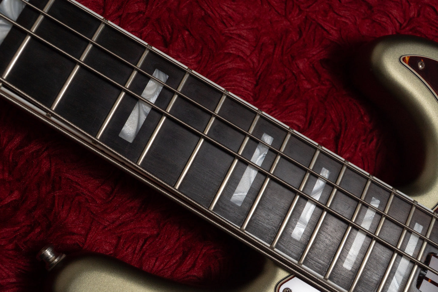 【used】Fender / American Elite Jazz Bass V Satin Jade Pearl 2019 4.690kg #US19010919【GIB Yokohama】