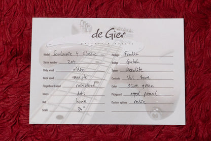 【new】De Gier / Soulmate Classic Olive Green Aged 3.415kg #204【GIB Yokohama】