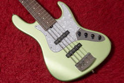【used】Kikuchi Guitars / Custom 5st J Bass Bracing Green 3.645kg #4【GIB Yokohama】