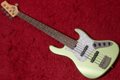 【used】Kikuchi Guitars / Custom 5st J Bass Bracing Green 3.645kg #4【GIB Yokohama】