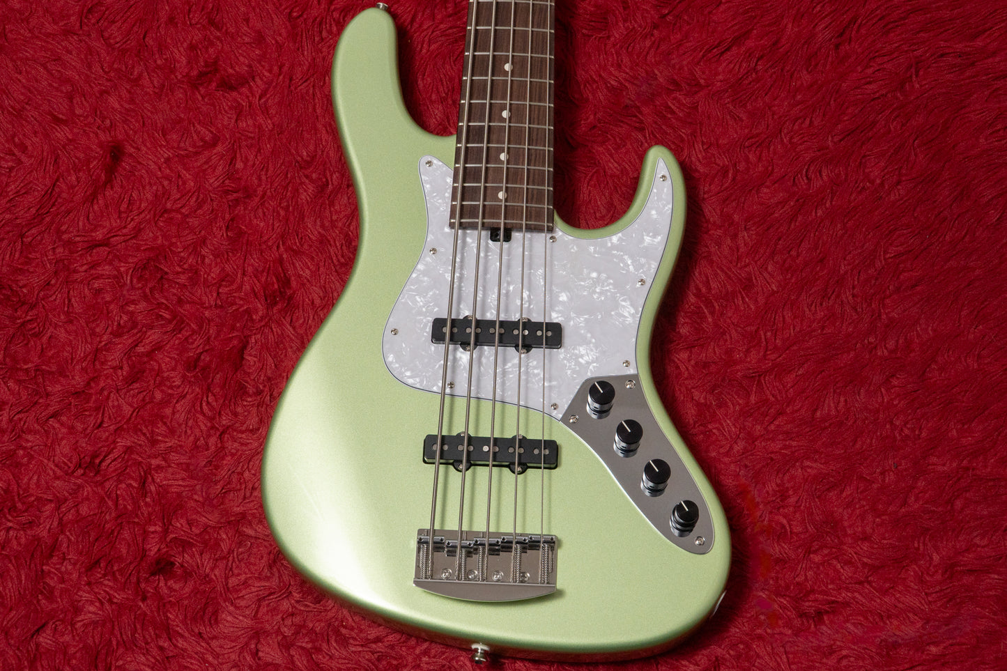 【used】Kikuchi Guitars / Custom 5st J Bass Bracing Green 3.645kg #4【GIB Yokohama】