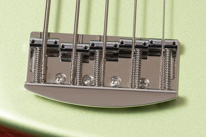 【used】Kikuchi Guitars / Custom 5st J Bass Bracing Green 3.645kg #4【GIB Yokohama】