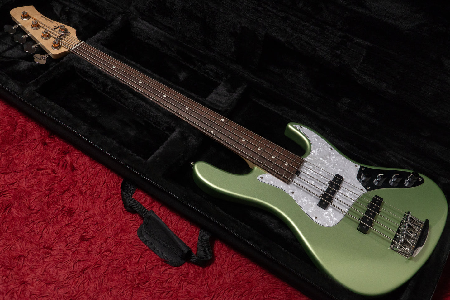 【used】Kikuchi Guitars / Custom 5st J Bass Bracing Green 3.645kg #4【GIB Yokohama】