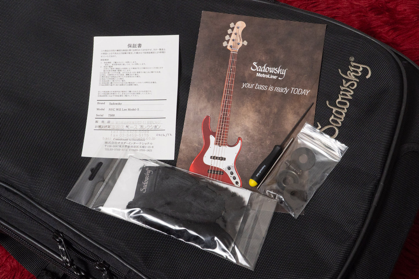 【used】Sadowsky NYC / Will Lee Model-5 Standard MG Buckeye Burl 2016 3.600kg #7500【Consignment】【GIB Yokohama】