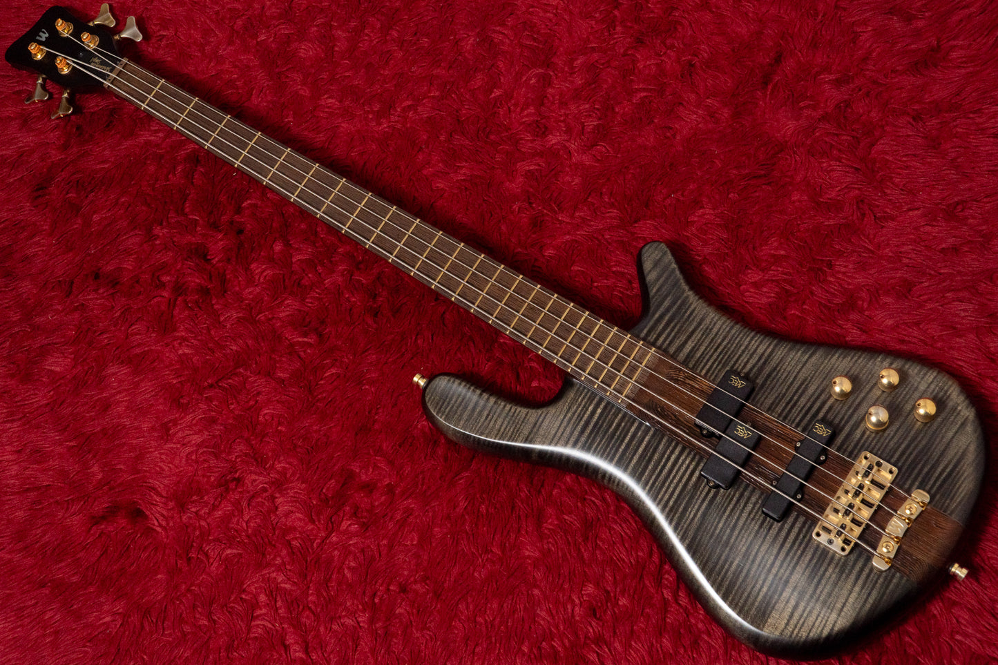 【used】Warwick / Custom Shop Streamer Stage I 4 Nirvana Black Transparent Satin 2013 4.440kg #G-159747-13【GIB Yokohama】