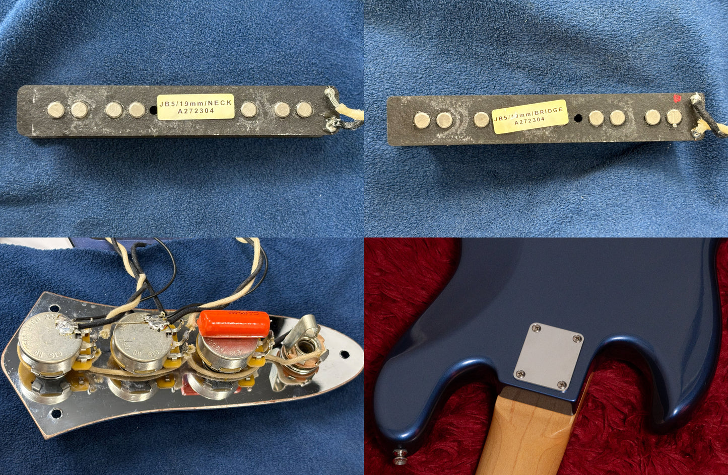 【used】Freedom Custom Guitar Research / C.S. Retro Series JB-5st DRPB 2023 4.215kg #1640【GIB Yokohama】