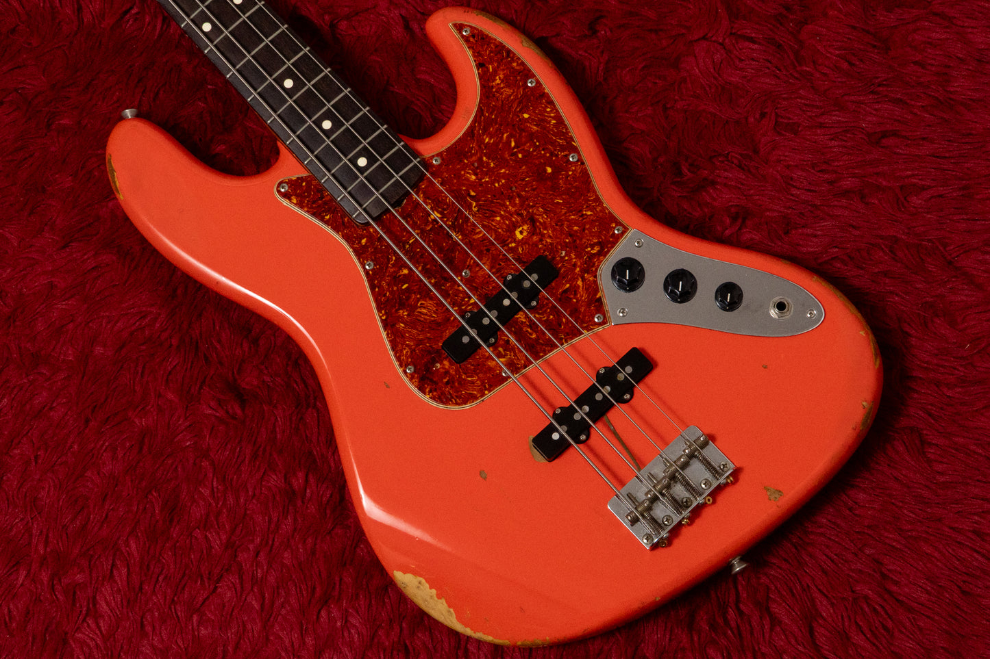 【used】Fender Japan / JB62-75 1982 Refinish Fiesta Red 4.335kg【GIB Yokohama】