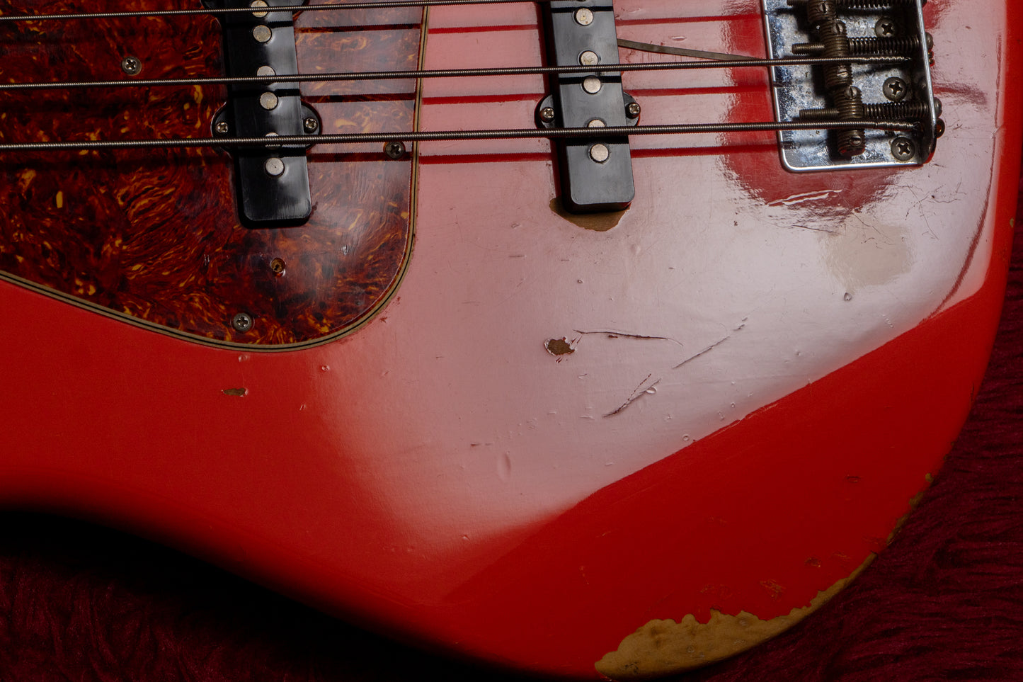 【used】Fender Japan / JB62-75 1982 Refinish Fiesta Red 4.335kg【GIB Yokohama】