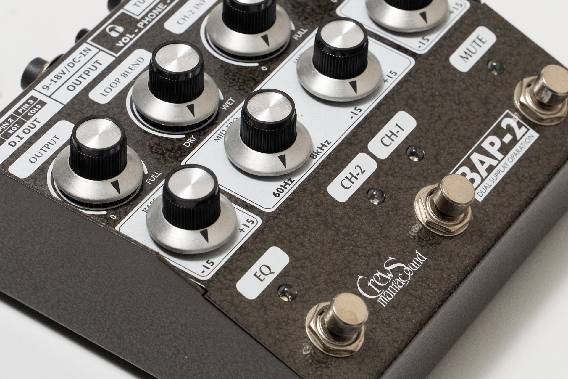 used】Crews Maniac Sound / BAP-2 Bass Foot Preamp【GIB Yokohama