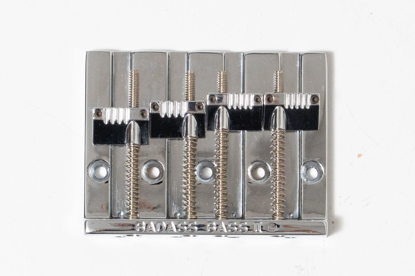 【used】Leo Quan / BADASS BASS II Bass Bridge Grooved Saddles Chrome【GIB Yokohama】