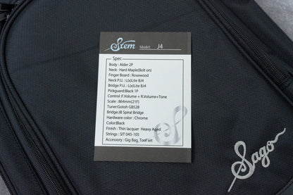 【new】Stem / Classic Style J4 Black Heavy Aged 4.1kg #0222【GIB Hyogo】【Plek-adjusted】