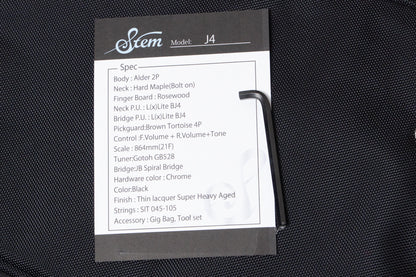【new】Stem / Classic Style J4 Black Super Heavy Aged 3.980kg #0219【GIB横浜】