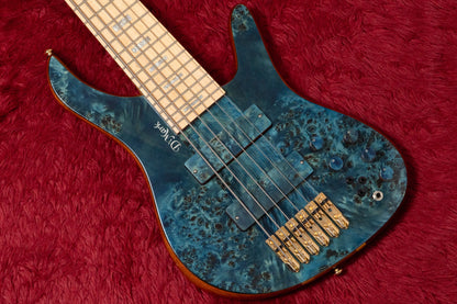 【used】D'Mark Guitars / ALPHA 6 Special Reserve Series Blue Pioppo with LEDs 2025 4.360kg #25B0020【GIB Yokohama】
