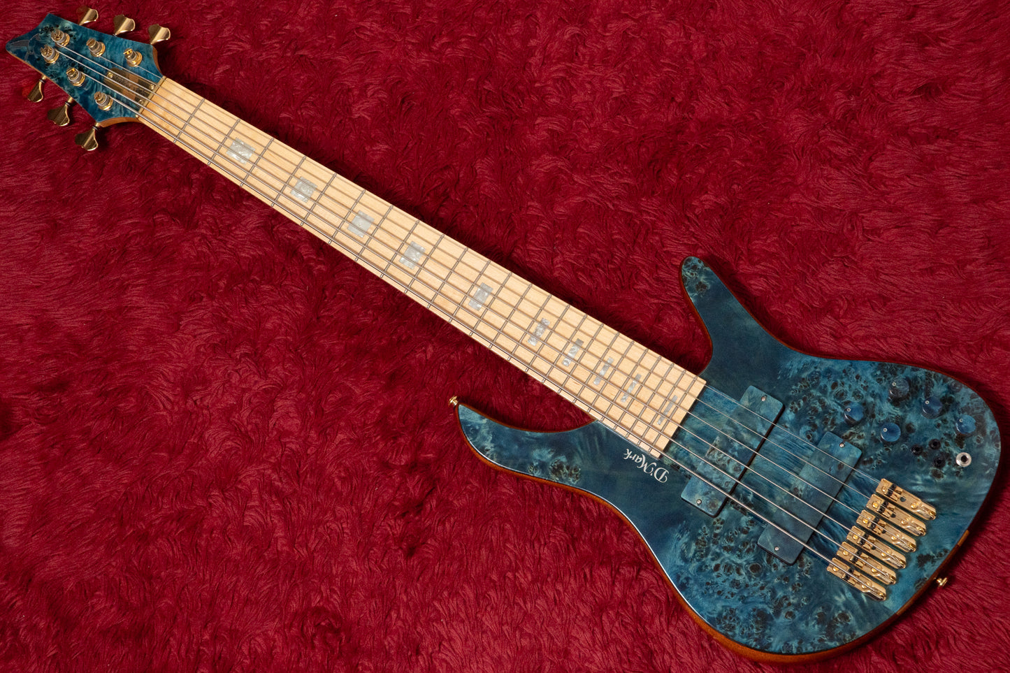 【used】D'Mark Guitars / ALPHA 6 Special Reserve Series Blue Pioppo with LEDs 2025 4.360kg #25B0020【GIB Yokohama】