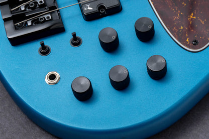 【used】D'Mark Guitars / BASS FUSION III 5 SATIN BLUE 4.14kg #25B0012【GIB Hyogo】