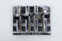 【used】Leo Quan / BADASS BASS II Bass Bridge Grooved Saddles Chrome 【GIB Yokohama】