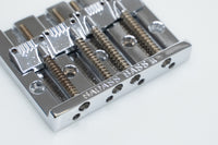 【used】Leo Quan / BADASS BASS II Bass Bridge Grooved Saddles Chrome 【GIB Yokohama】