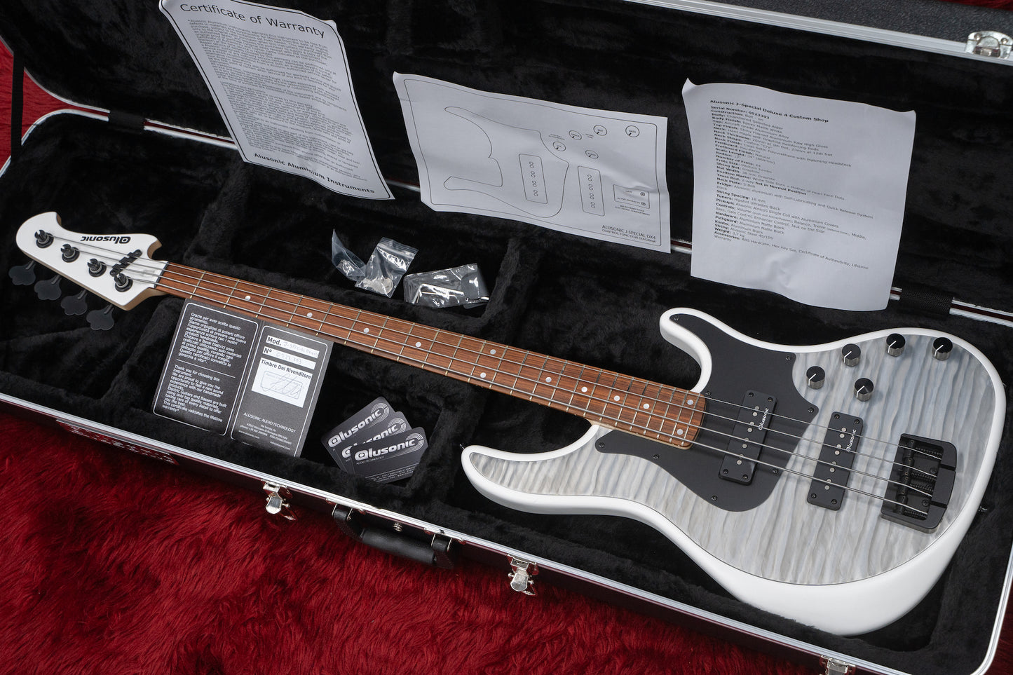 [official outlet] Alusonic / J-Special 4 White Raw Single Coil #0523393 3.73kg [Yokohama]