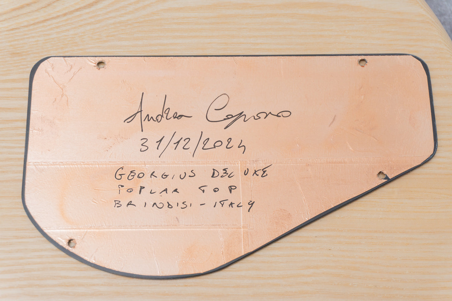 【new】Capurso Guitars / Georgius Deluxe 5st 3.910kg【GIB Yokohama】