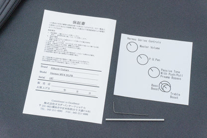 【outlet】Kikuchi Guitars / Hermes MV4 DLPB 3.935kg #187【GIB Hyogo】