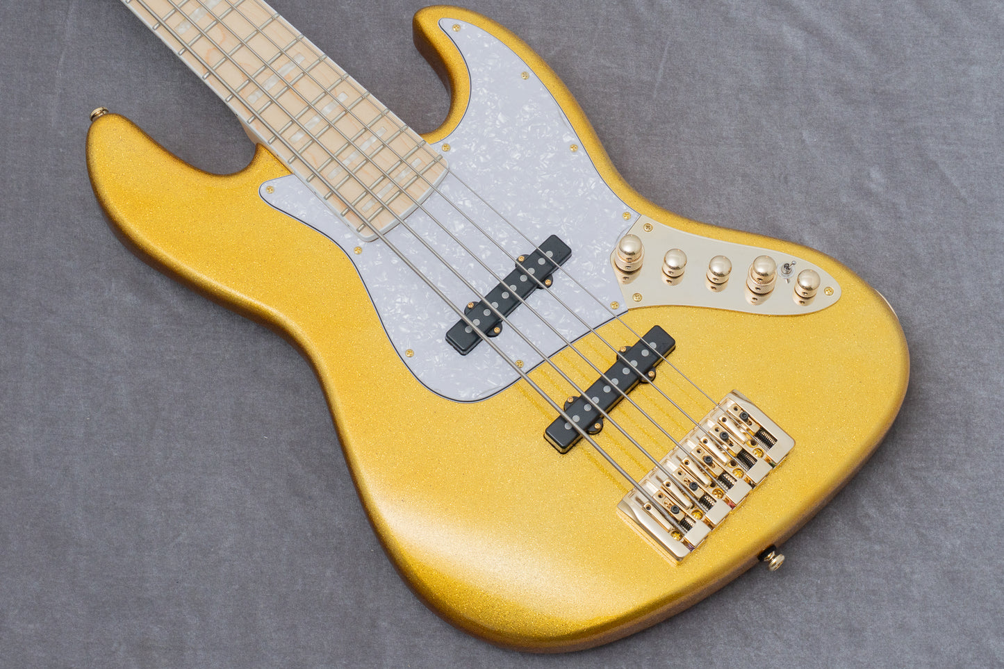 【new】Swing Guitars / Jazz Deluxe 5 Gold Sparkle 4.94kg #25080087【GIB Hyogo】
