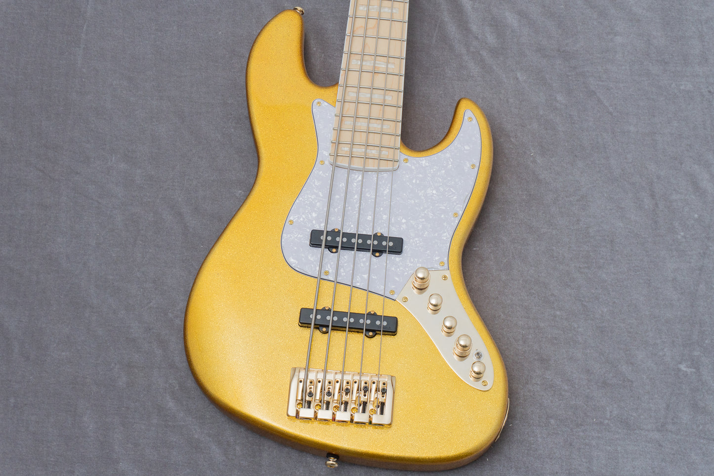 【new】Swing Guitars / Jazz Deluxe 5 Gold Sparkle 4.94kg #25080087【GIB Hyogo】