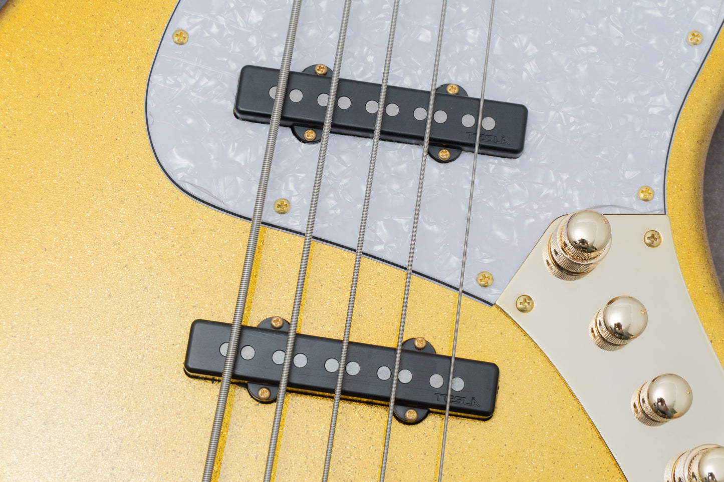 【new】Swing Guitars / Jazz Deluxe 5 Gold Sparkle 4.94kg #25080087【GIB Hyogo】