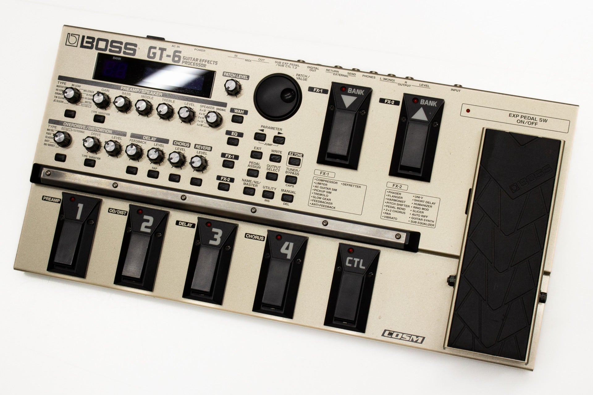 used】BOSS / GT-6【GIB Yokohama】 – Bass Shop Geek IN Box