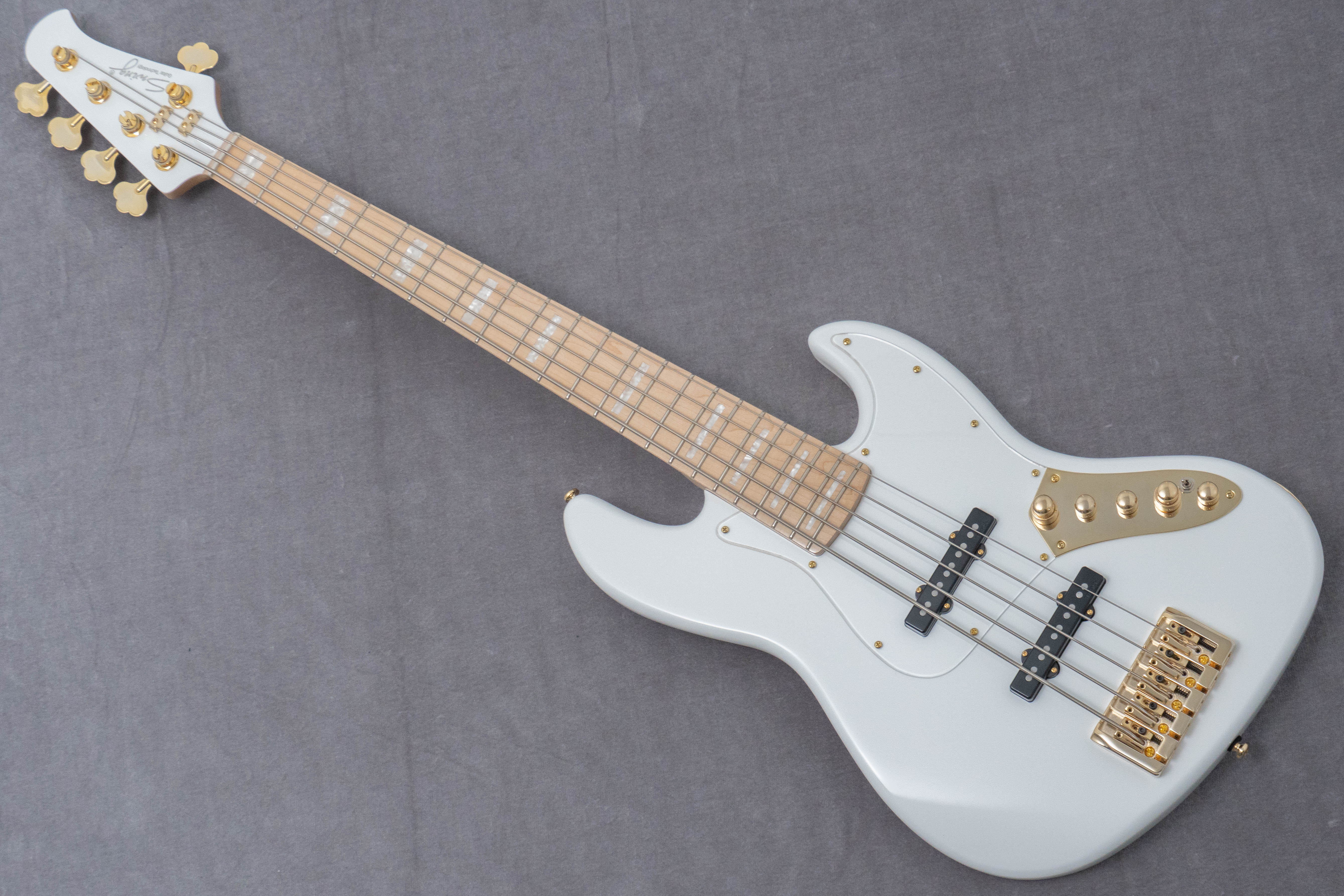 new】Swing Guitars / Jazz Deluxe 5 White 4.75kg #2508003【GIB