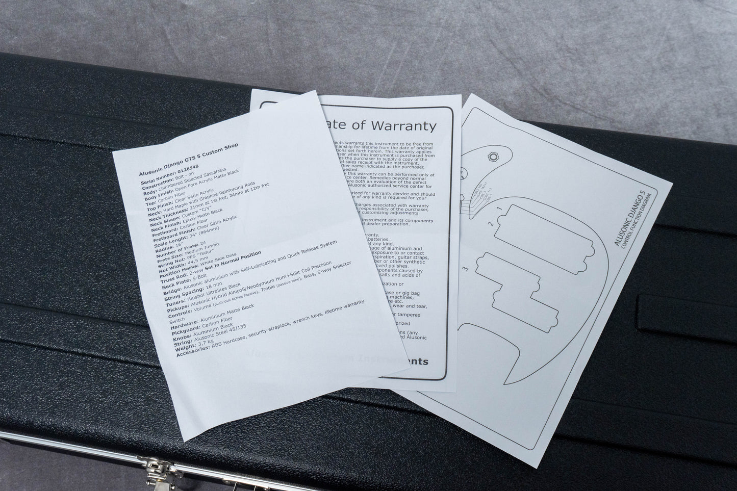 【new】Alusonic / Django Deluxe 5 JH GTS Stealth 3.784kg #0126548【GIB Hyogo】