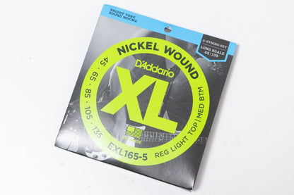 [new] D'Addario / EXL165-5 Nickel Wound Bass Light Top Medium Bottom 45-135 [yokohama store]