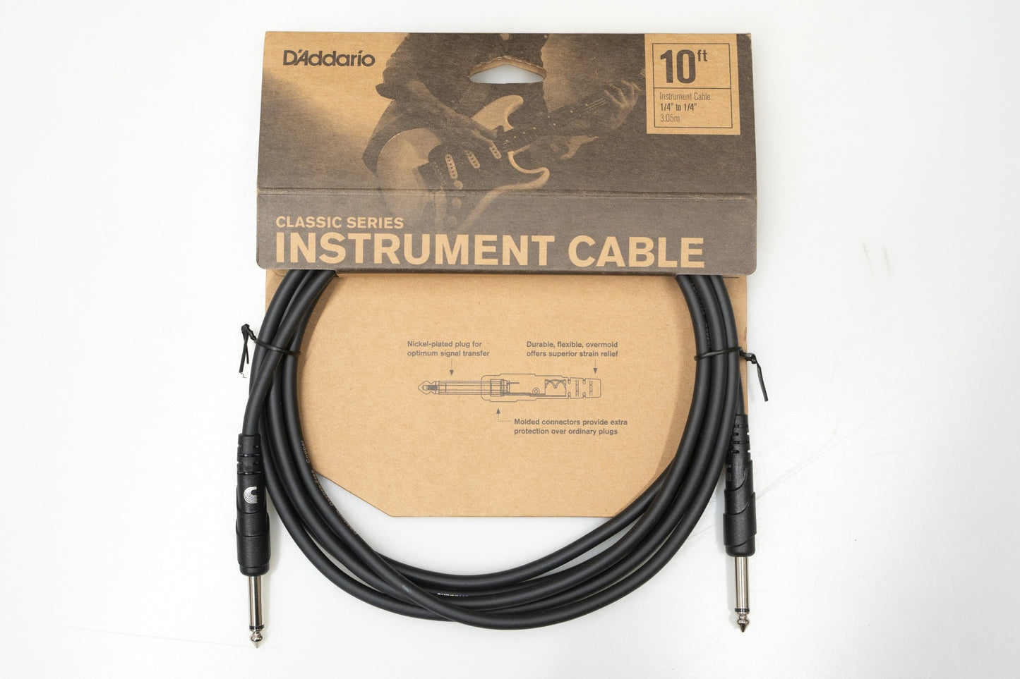 [new] D'addario / PW-CGT-10 CLASSIC SERIES INSTRUMENT CABLE SS 10ft. [Yokohama]