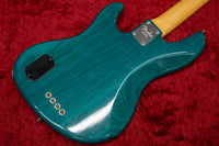 【used】Fender / American Deluxe Jazz Bass 4st Teal Green Trans 1999 4.130kg #DN816173【GIB Yokohama】