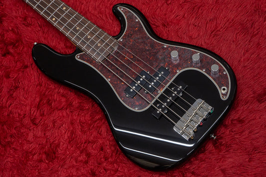 【new】Freedom Custom Guitar Research / C.S. Retro Series PJ 5st. / BLK 4.300kg #1733L【GIB Yokohama】
