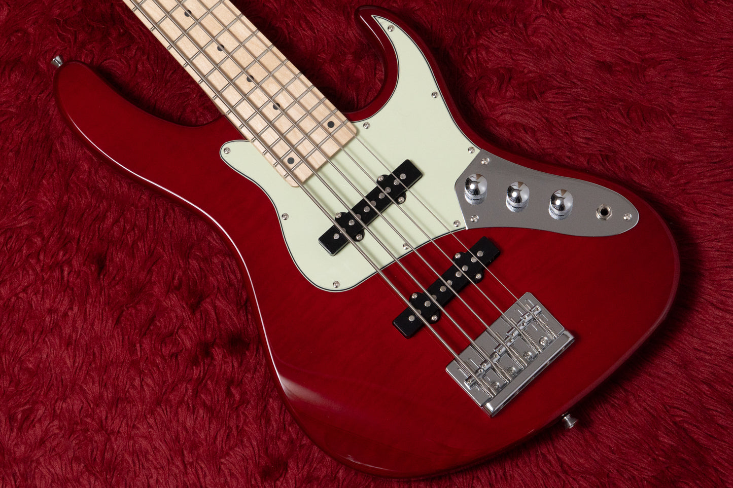 【new】woofy basses / ONE series Hank 5 M Plus See Through Red
