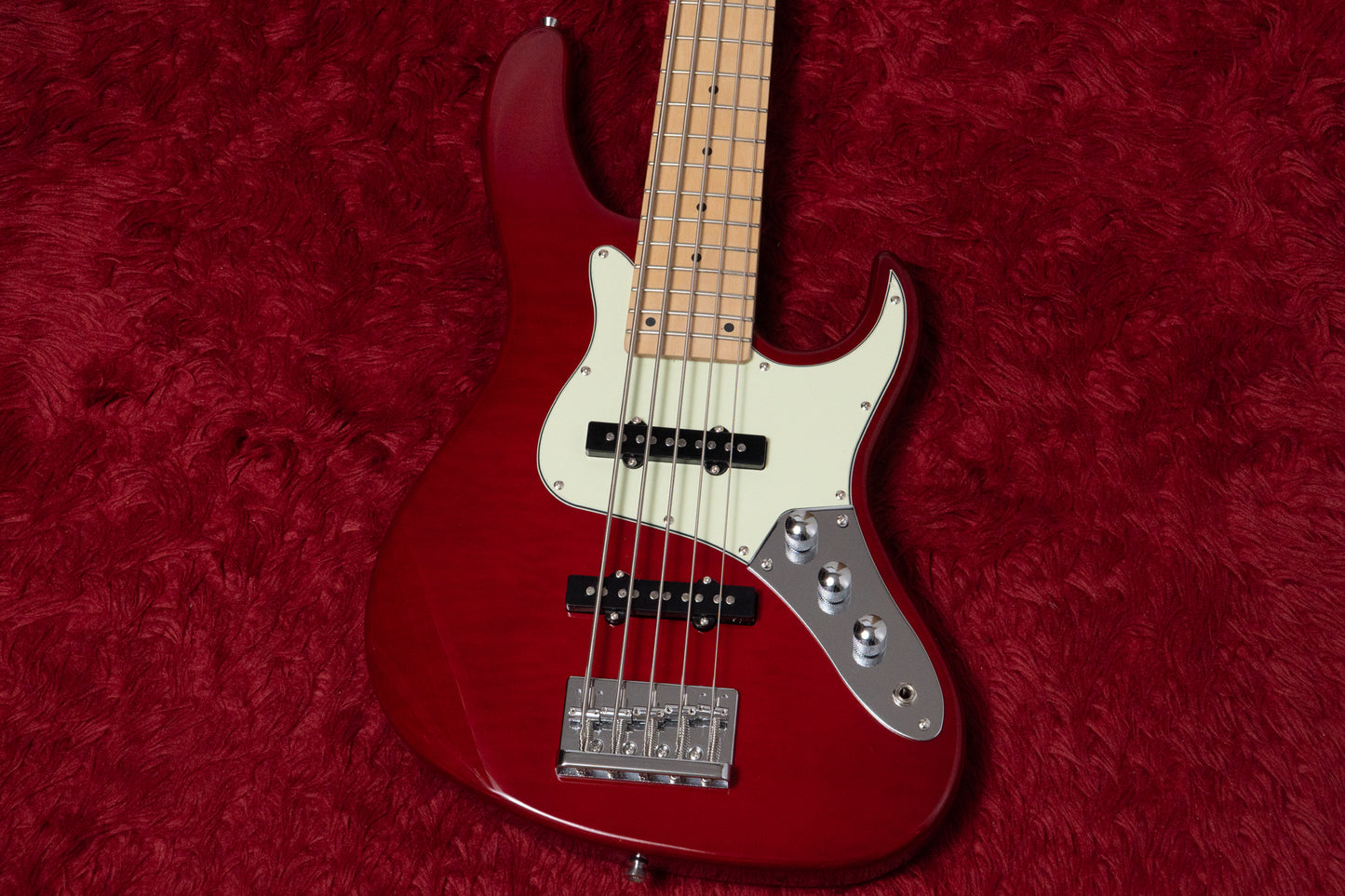 【new】woofy basses / ONE series Hank 5 M Plus See Through Red