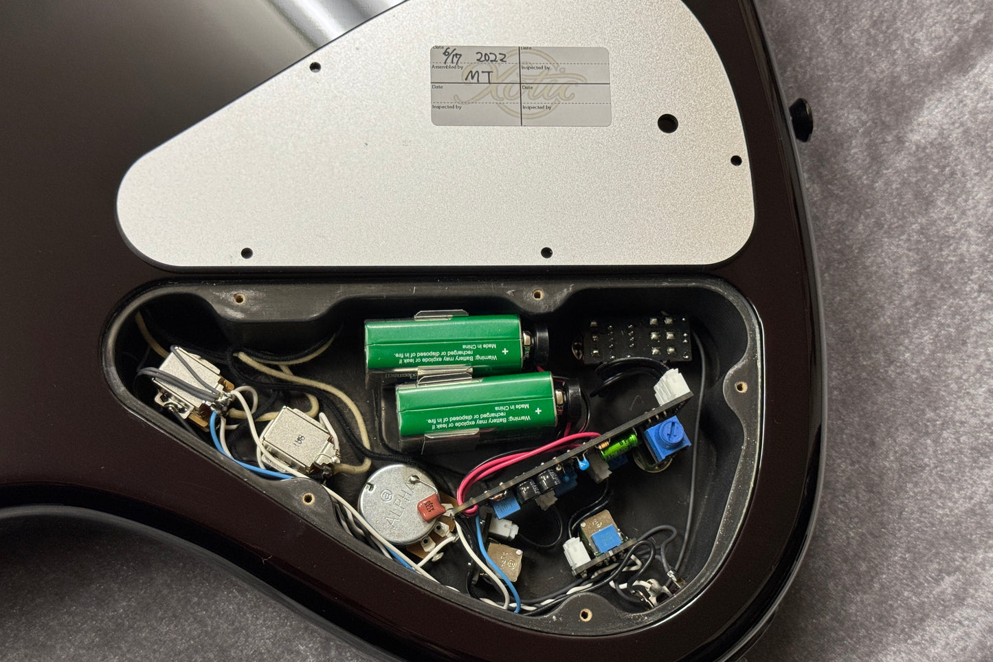 【중고】Xotic / XJ-1T 4st 블랙 체리 메탈릭 #2670 4.31kg【효고점】