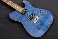 【outlet】Bacchus / TACTICS24-FM/RSM ST-BLU 指板割れ #GI08769 3.56kg【Guitar Shop TONIQ横浜】