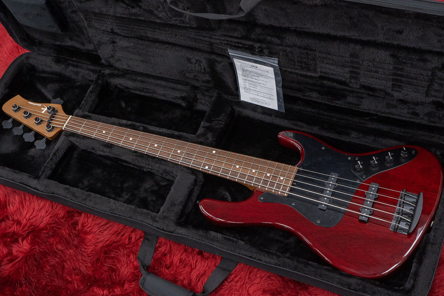 [new] Kikuchi Guitars / Custom Bass 5st Wine Red [Yokohama]