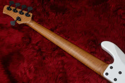 [new] Kikuchi Guitars / Custom Bass 5 / snowflake whilte pearl #14 3.6kg [Yokohama]