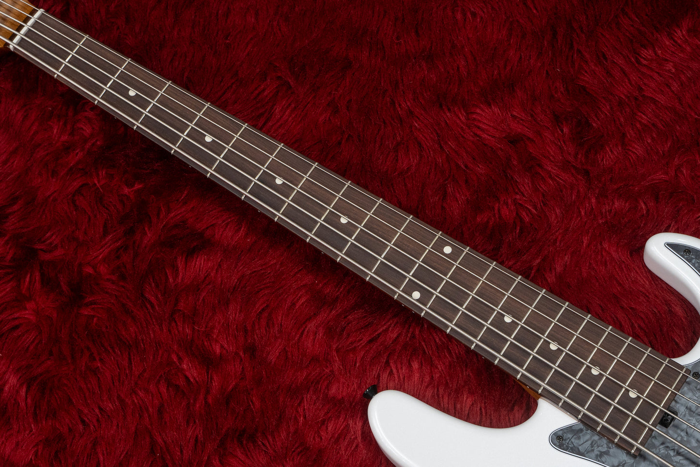 [new] Kikuchi Guitars / Custom Bass 5 / snowflake whilte pearl #14 3.6kg [Yokohama]