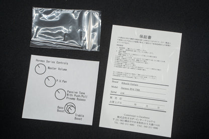 【new】Kikuchi Guitars / Hermes RV4 TBK 3.73kg #114【GIB Yokohama】