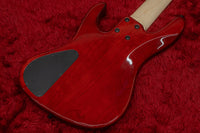 【new】Kikuchi Guitars / Custom Bass 5 Flame Maple Trans Red 【GIB Yokohama】