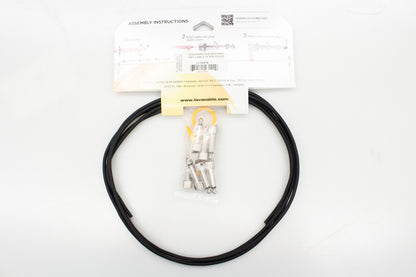 [new] LAVA CABLE / TIGHTROPE SOLDER-FREE 10FT CABLE 10 R/A PLUGS BLACK CABLE [Yokohama]
