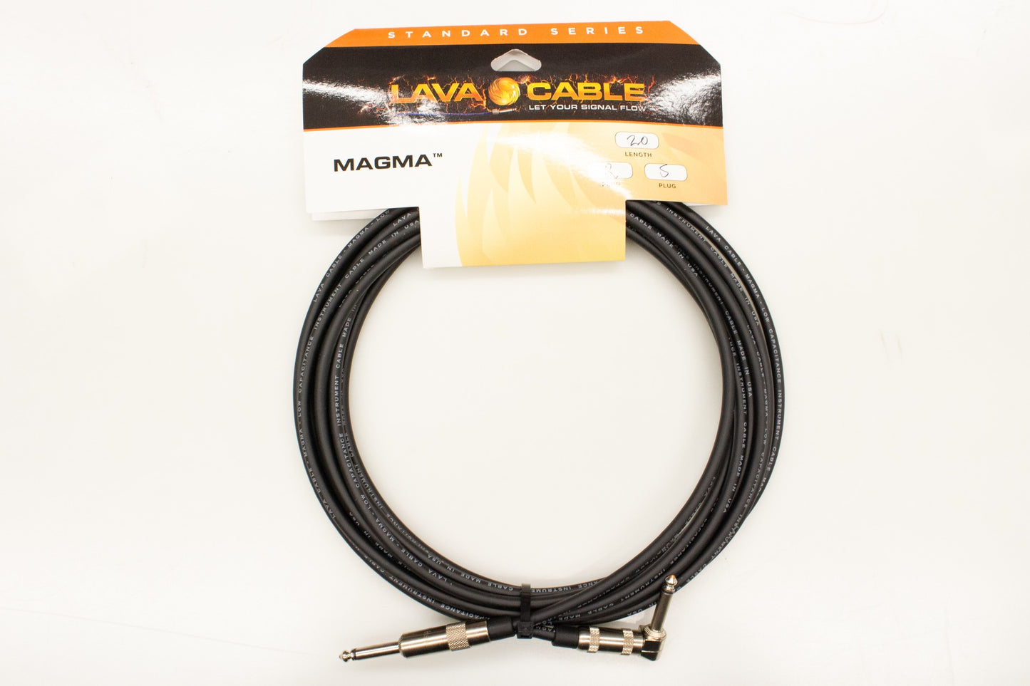 [new] LAVA CABLE / 20FT LAVA MAGMA R/A-1/4 [Yokohama]