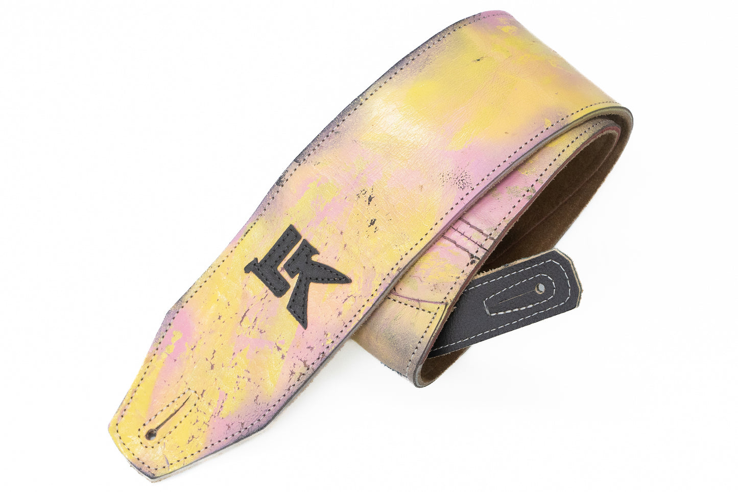 [new] LK Straps / Spray Paint Pink Yellow Brown [yokohama store]