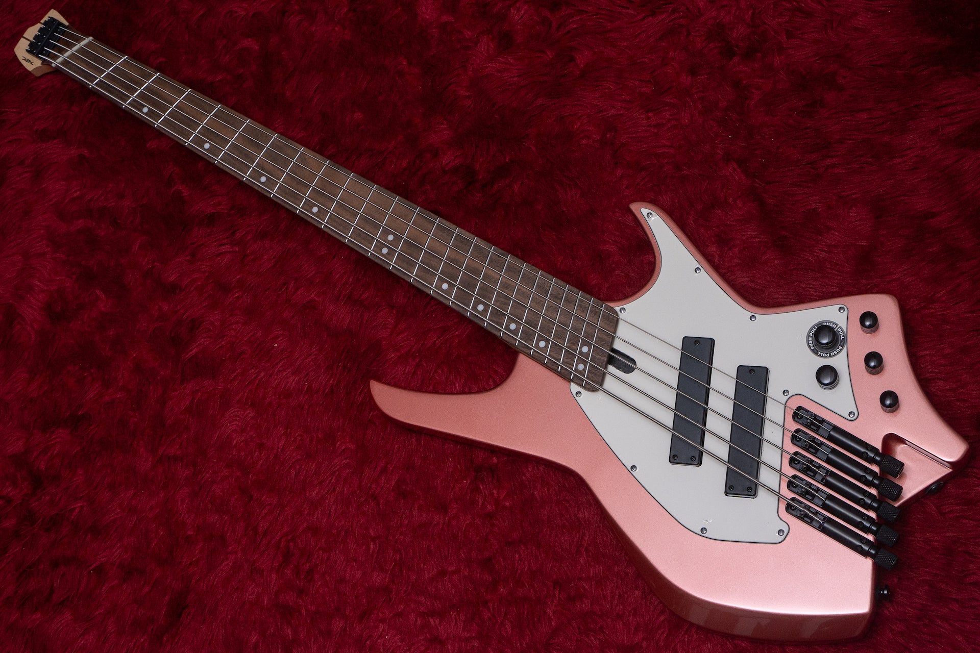 HEX Guitars / NB505 5弦ベース　hex ベース new】HEX Guitars / NB505 Metallic Rose Gold – Bass Shop Geek IN Box