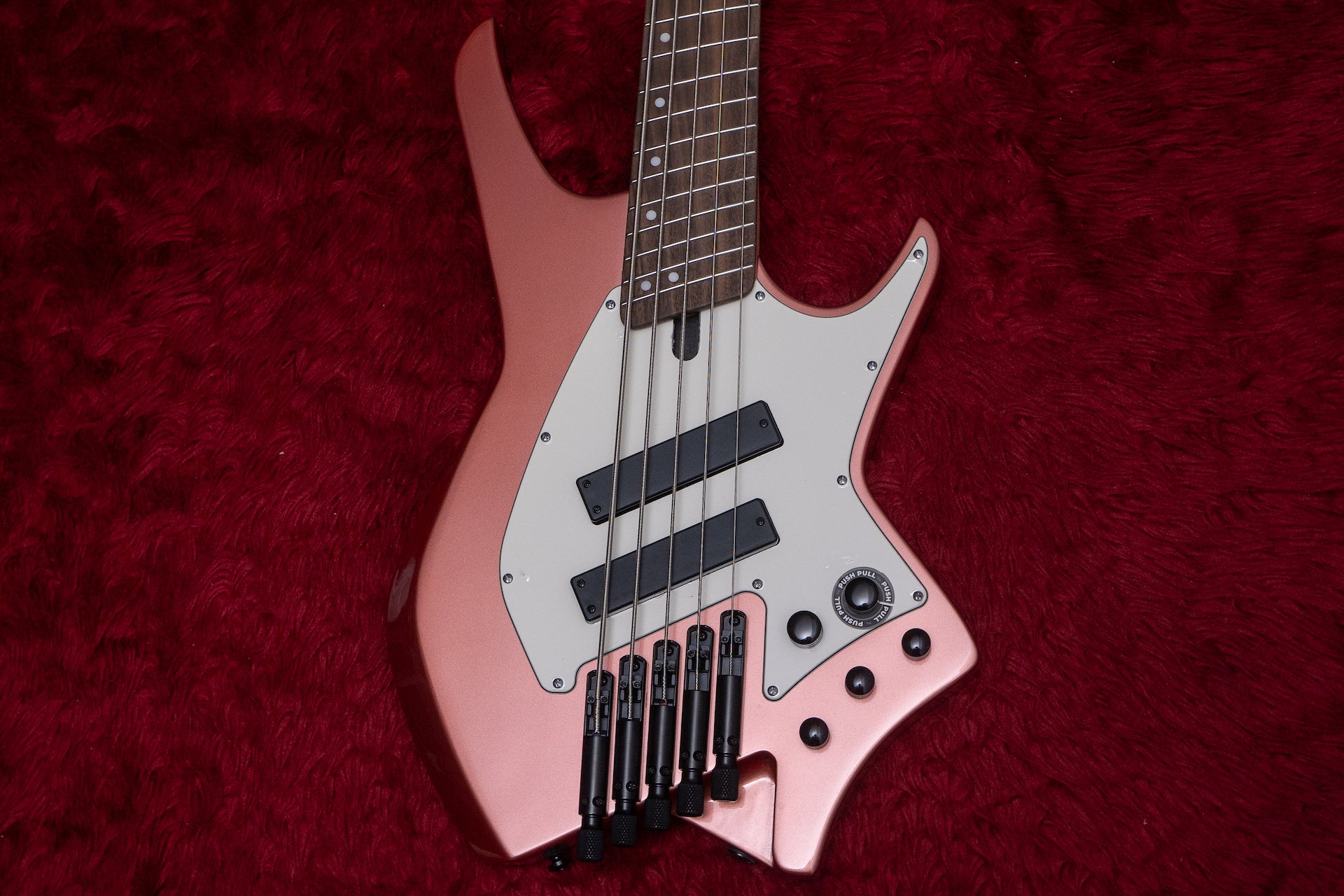 new】HEX Guitars / NB505 Metallic Rose Gold – Bass Shop Geek IN Box