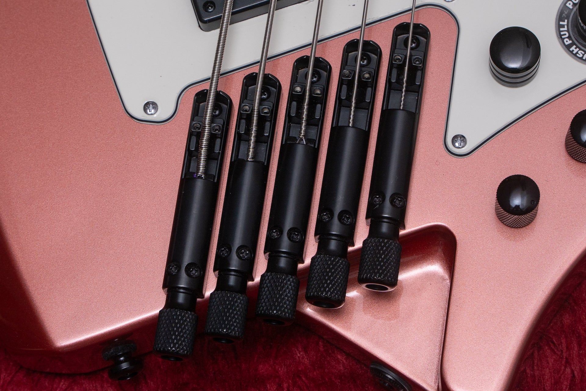 new】HEX Guitars / NB505 Metallic Rose Gold – Bass Shop Geek IN Box
